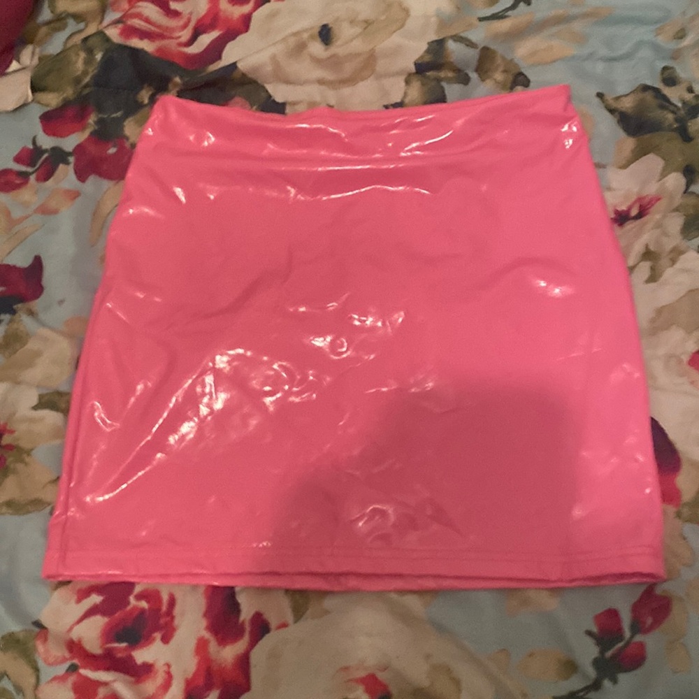 Short Leather Skirt